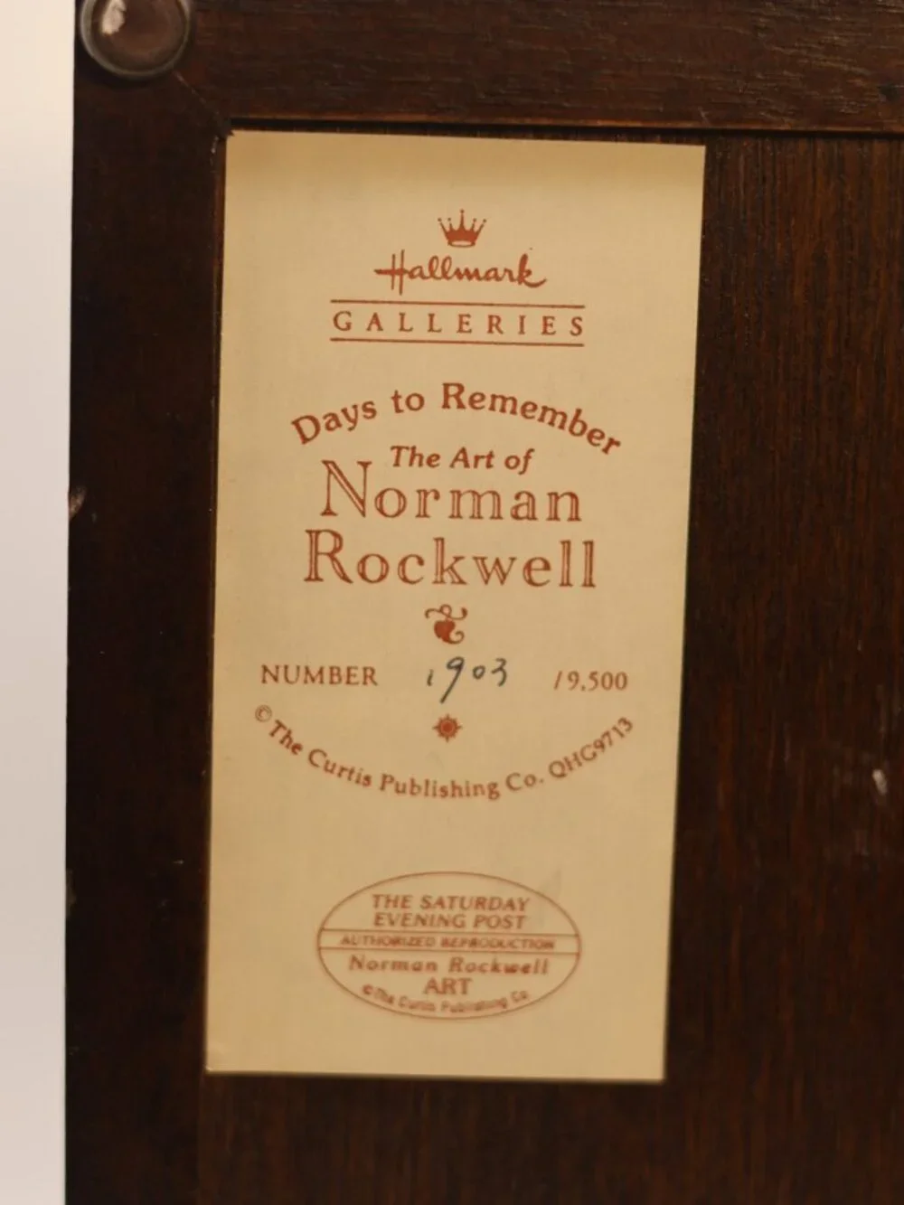 Vintage Norman Rockwell Springtime Musical Jewelry Box – Plays 